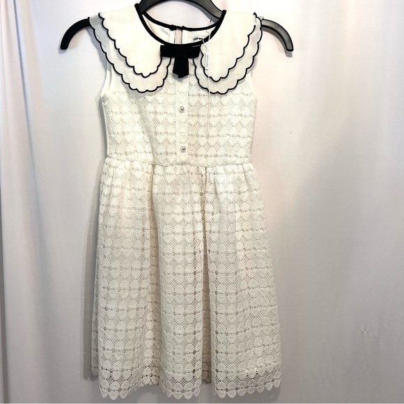 Self-Portrait Kidscrochet sleeveless dress